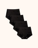 High-Waisted Luxe Ice Silk Briefs 4-Pack