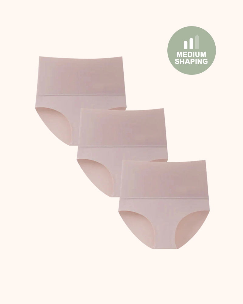 3-Pack High Waisted Tummy Control Briefs