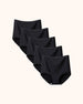 All Black 5 Pack