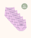 Lucky High-Waist Tummy Control Seamless Shaping Panties (5 Pack)