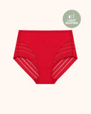 Invisible Stripe Lace Tummy Control Underwear
