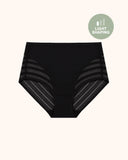Invisible Stripe Lace Tummy Control Underwear