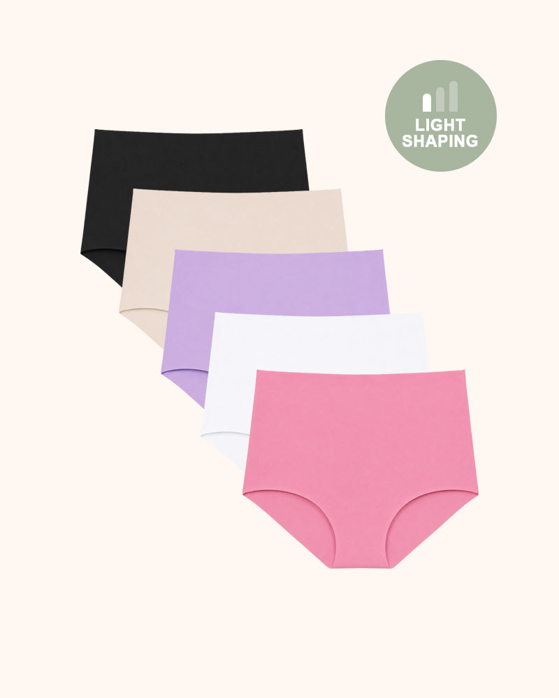 Women No Show High Waist Underwear