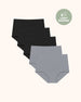 3Black+2Grey(5-Pack)