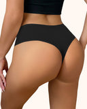 Women's High Waist Tummy Control Seamless Thongs