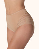 Invisible Stripe Lace Tummy Control Underwear