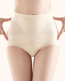 Seamless Ice-Silk High-Waist Tummy Control Panties