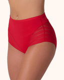 Invisible Stripe Lace Tummy Control Underwear