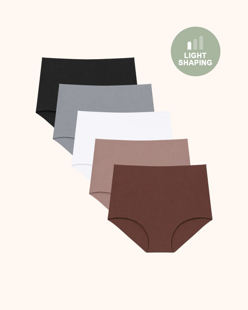 Women No Show High Waist Underwear