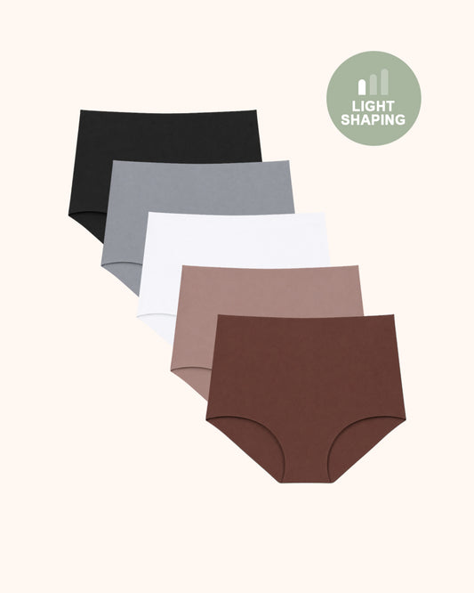 Women No Show High Waist Underwear