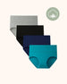 Gray+Black+Dark Blue+Mint Blue