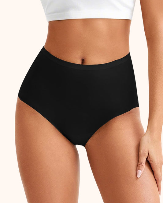 Seamless High Waist No Show Silky Briefs 5-Pack