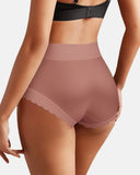High-Waisted Luxe Ice Silk Briefs 4-Pack