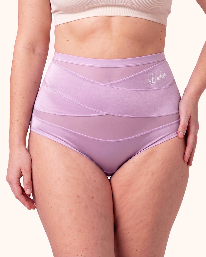 Lucky High-Waist Tummy Control Seamless Shaping Panties (5 Pack)