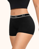 Women's Cotton High-waisted Boyshort Underwear 5-Pack