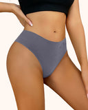 Women's High Waist Tummy Control Seamless Thongs