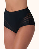 Invisible Stripe Lace Tummy Control Underwear