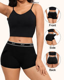 Women's Cotton High-waisted Boyshort Underwear 5-Pack