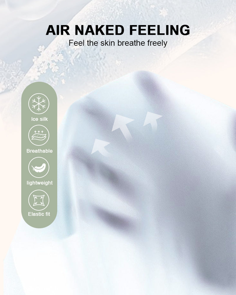 Seamless Ice-Silk High-Waist Tummy Control Panties