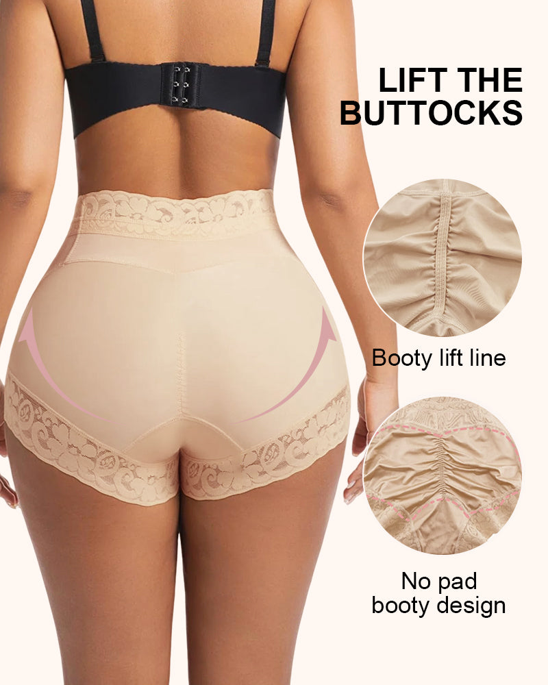 Comfy Lace Tummy Control Butt Lifter Shaper Shorts