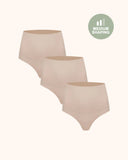 3-Pack High Waisted Tummy Control Briefs