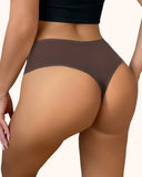Women's High Waist Tummy Control Seamless Thongs