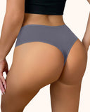 Women's High Waist Tummy Control Seamless Thongs