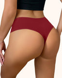 Women's High Waist Tummy Control Seamless Thongs
