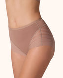 Invisible Stripe Lace Tummy Control Underwear