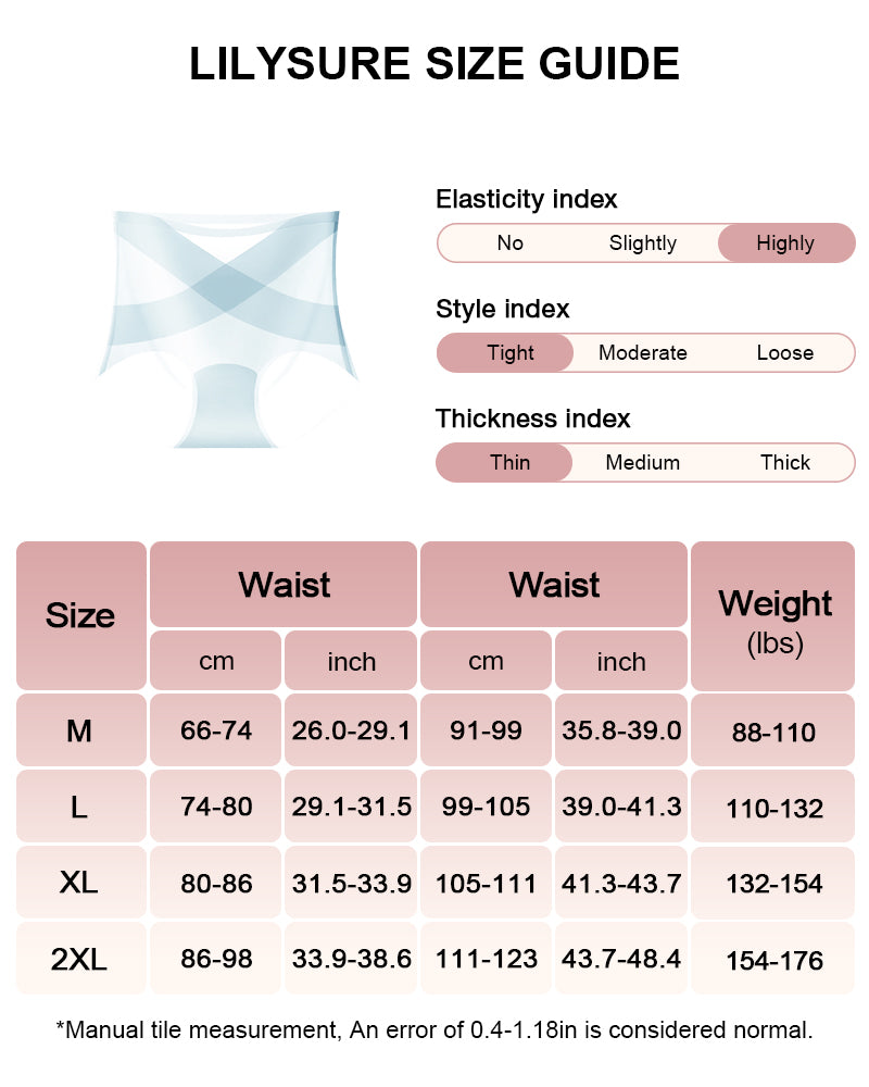 Seamless Ice-Silk High-Waist Tummy Control Panties