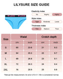 Women's Plain Letter Tape  Panties Set for Everyday Wear 6-Pack