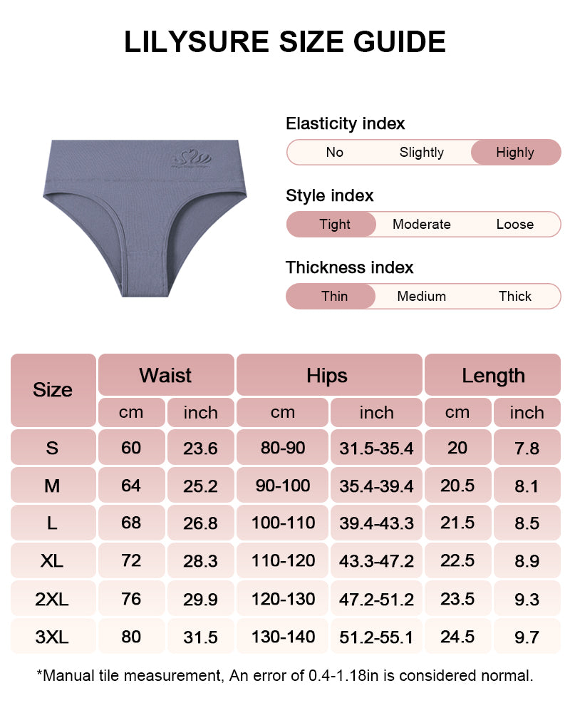 Women's High Waist Tummy Control Seamless Thongs