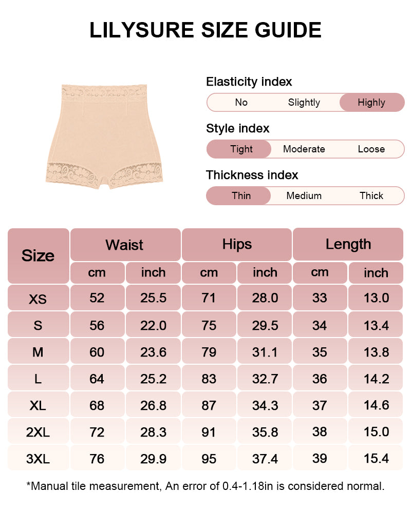 Comfy Lace Tummy Control Butt Lifter Shaper Shorts